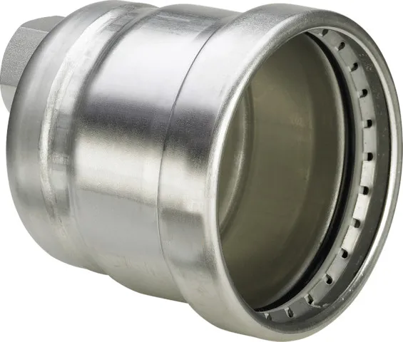 Viega Verschlusskappe Sanpress Inox XL 2356XL in 108,0mm x Rp3/4 Edelstahl