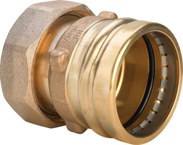 Viega Verschraubung SANPRESS 2263XL, Rotguss, flachdichtend 76,1 mm x 3"