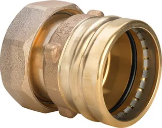 Viega Verschraubung SANPRESS 2263XL, Rotguss, flachdichtend 76,1 mm x 3"