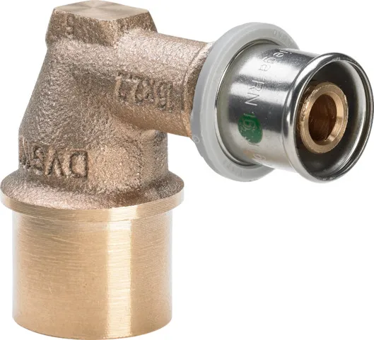 Viega Winkel mit SC Sanfix 2114.1 in 25mm x Rp3/4 Rotguss