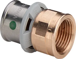Viega Übergangsstück mit SC Sanfix P 2112 in 40mm x Rp1 1/4IG Rotguss