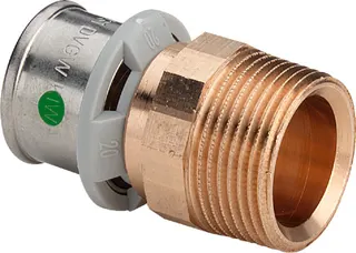 Viega Übergangsstück mit SC Sanfix P 2111 in 50mm x R1 1/4AG Rotguss