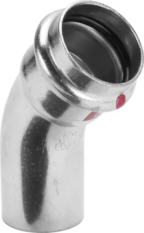 Viega Bogen 45 Grad mit SC Prestabo 1126.1 in 12mm Stahl verzinkt i/a