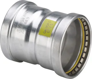 Viega Muffe Sanpress Inox G XL 0215XL in 108,0mm Edelstahl