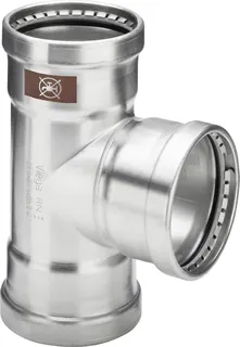 Viega T-Stück mit SC Temponox XL 1718XL in 108,0x88,9x108,0mm Stahl nichtrostend