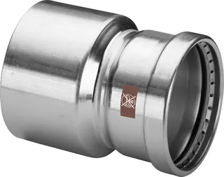 Viega Reduzierstück mit SC Temponox XL 1715.1XL in108,0x76,1mmStahlnichtrostend