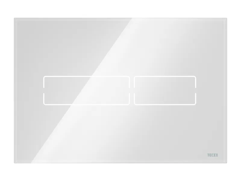 TECElux Ersatzteil Mini Abdeckplatte Glas weiß