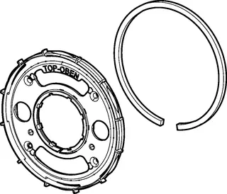 Hansa Rosettenträger mit Dichtung 59914422