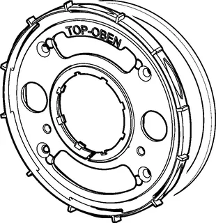 Hansa Rosettenträger mit Dichtung 59914420
