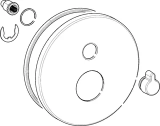 Hansa Rosette d: 170 mm komplett Varox Pro Innendurchmesser 49,8 mm