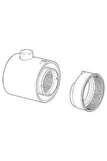 Hansa Temperatur-Wählgriff komplett Unita Wanne-Brause Thermostat