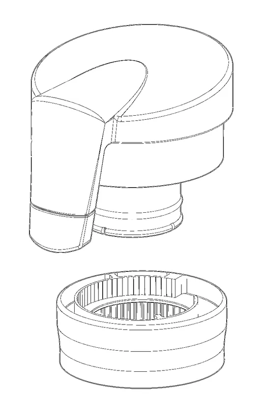 Hansa Temperatureinstellgriff zu 6514 Fit