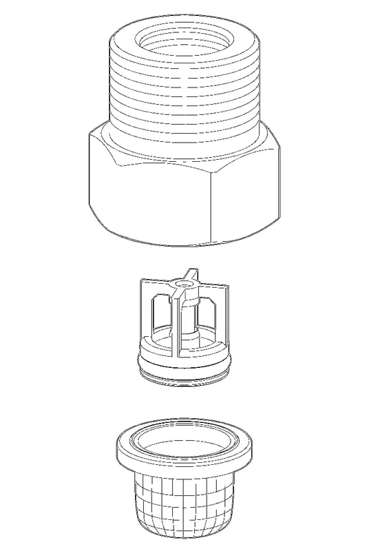 Hansa Schmutzfilter Rückflussverhinderer