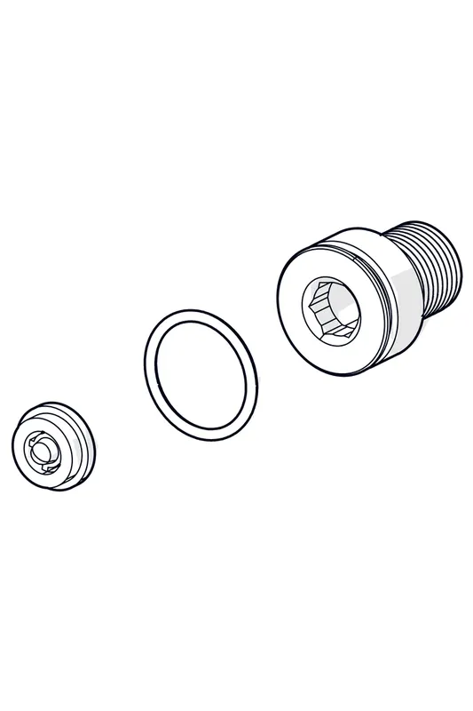 Hansa Gewindestutzen komplett DN15 SW 12