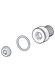 Hansa Gewindestutzen komplett DN15 SW 12