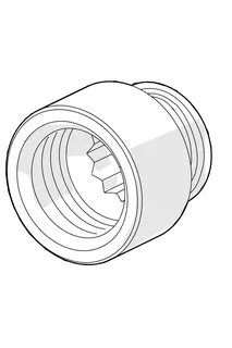 Hansa Verlängerung DN15 15 mm SW 12
