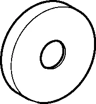 Hansa Rosette mit Dichtung d:65 mm