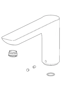 Hansa Auslauf Ligna komplett 180 mm