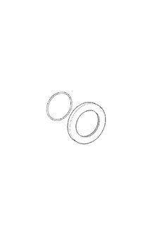 Hansa Rosette komplett d: 75 mm zu Ligna/Ronda