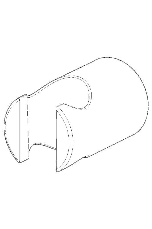 Hansa Brausehalter komplett (chrom)