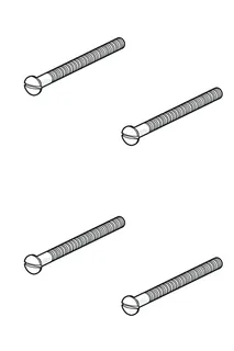 Hansa Senkschraubenset M 4 x 55