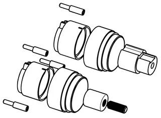 Hansa Verlängerungssatz Matrix Thermostat 20 mm