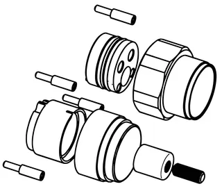 Hansa Verlängerungssatz Matrix HM 20 mm mit Umstellung