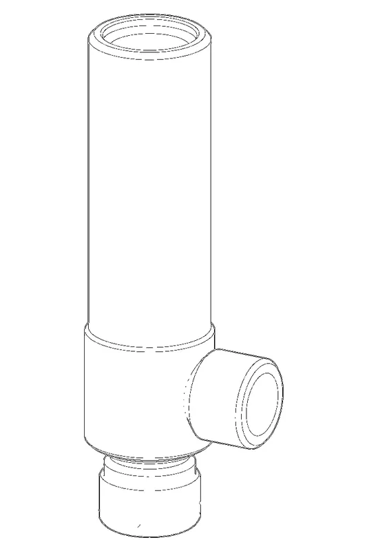 Hansa Seitenventil komplett G1/2 x G1/2 links