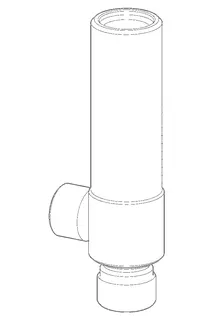 Hansa Seitenventil komplett G1/2 x G1/2 rechts