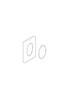 Hansa Rosette 75 x 75 mm zu 0287 komplett