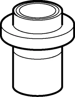 Hansa Brausehalter Wannenrand (chrom)