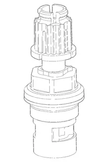 Hansa Oberteil G3/8 90 Gr SW 15 kalt