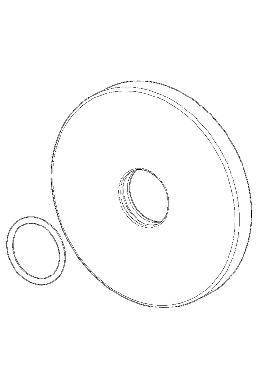 Hansa Rosette komplett d: 75 mm zu Public