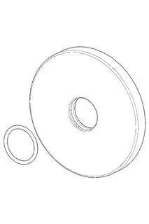 Hansa Rosette komplett d: 75 mm zu Public