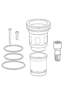Hansa Verlängerungssatz 30 mm Wannenrand - Umstellung Stela Designo