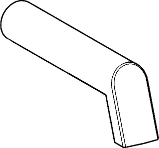 Hansa Wandauslauf komplett 240 mm