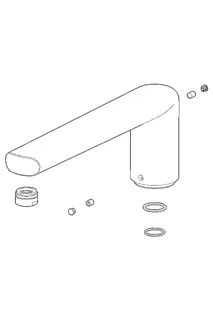 Hansa Wannenrand-Einlauf komplett 240 mm