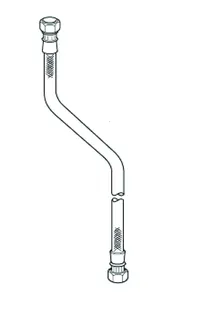 Hansa Anschlussdruckschlauch 1000mm
