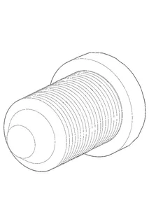 Hansa Anschlagschraube M6 x 10, sw 2,5 59911435