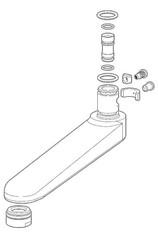 Hansa Auslauf 145 mm