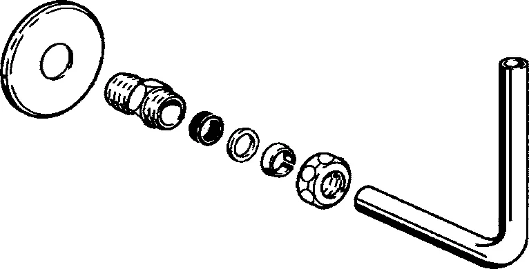 Hansa Kaltwasserrohr 210 mm