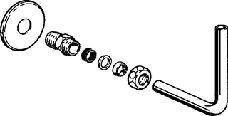 Hansa Kaltwasserrohr 210 mm