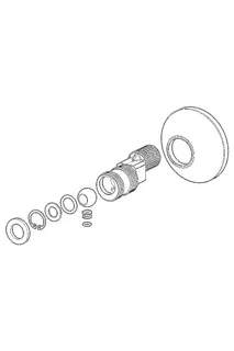 Hansa S-Anschluss absperrbar (chrom)