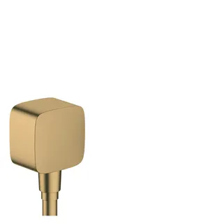 Hansgrohe FixFit Wandanschlussbogen, Bronze gebürstet