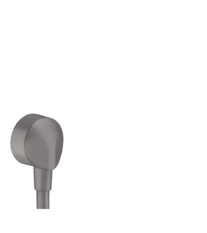 Hansgrohe Schlauchanschluss FIXFIT E, ohne Rückflussverhinderer brushed black chrom