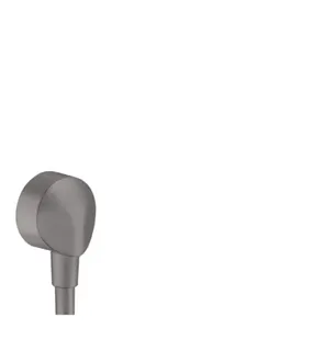 Hansgrohe Schlauchanschluss FIXFIT E, ohne Rückflussverhinderer brushed black chrom