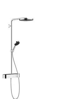 Hansgrohe Showerpipe PULSIFY 260 1jet, mit Brausethermostat EcoSmart Version chrom