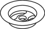 Hansgrohe Ventilteller Exafill S chrom