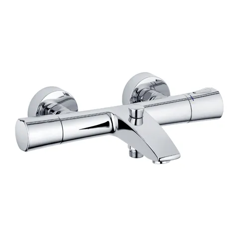 Kludi Zenta Thermostat Wannenfüll- und Brausearmatur chrom