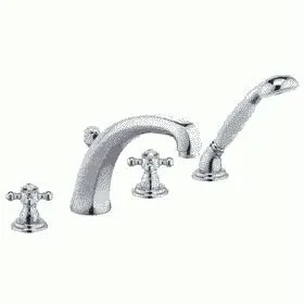 Kludi Adlon Wannen-Armatur hoher Auslauf Ausladung 220 mm